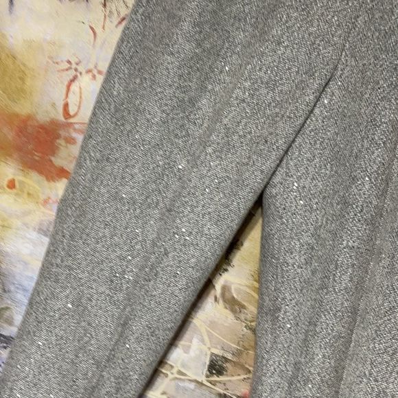 Nwt talbot's gray sparkle ankle pant size 6 - Picture 8 of 14